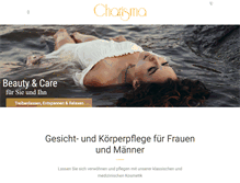 Tablet Screenshot of charisma-wellness.de